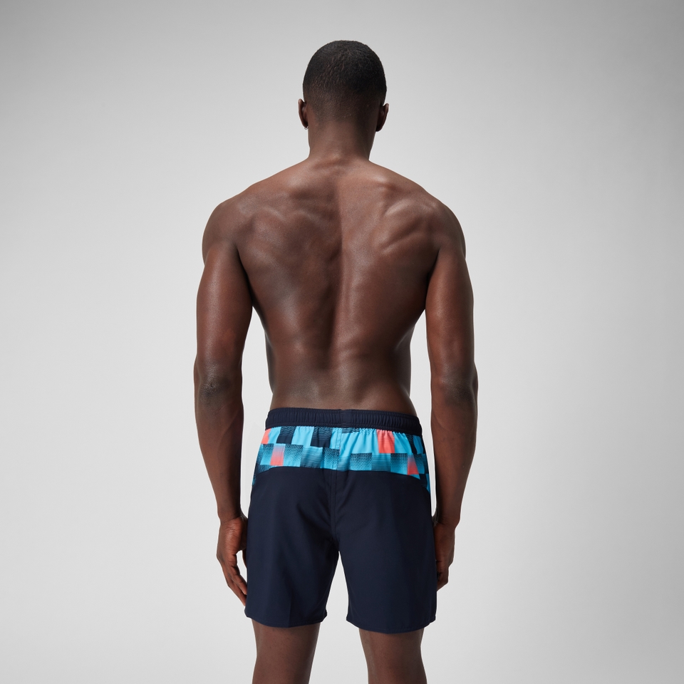Men's Xpress Lite Panel 16" Swim Shorts Navy/Blue