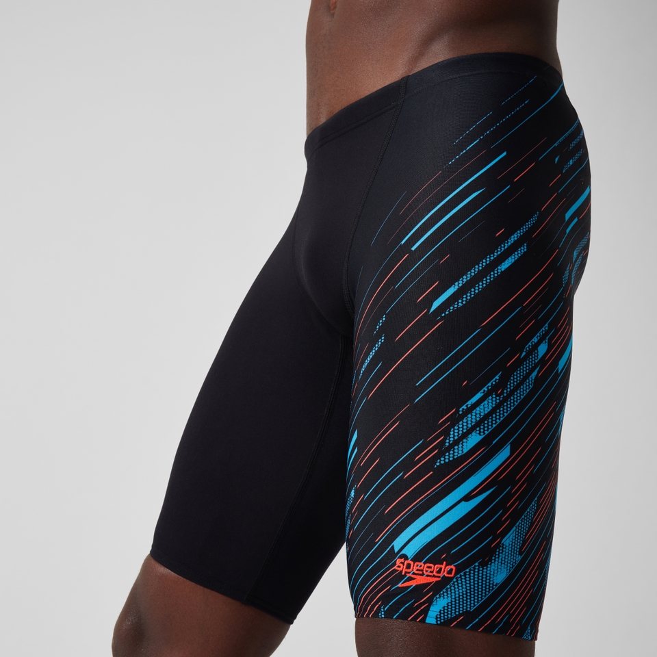 Men's HyperBoom V-Cut Jammer Black/Blue