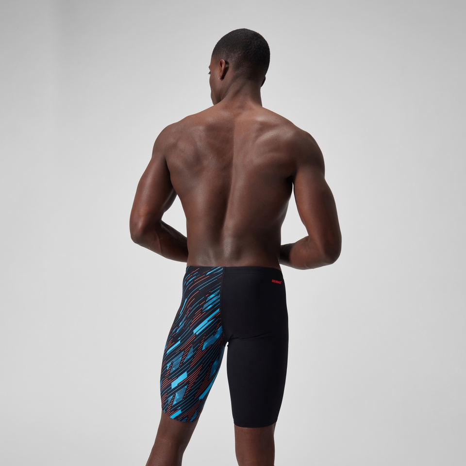 Men's HyperBoom V-Cut Jammer Black/Blue