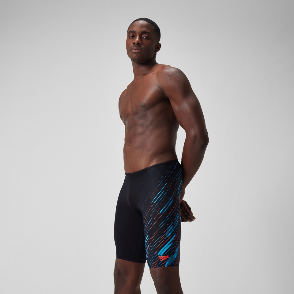 Men's HyperBoom V-Cut Jammer Black/Blue