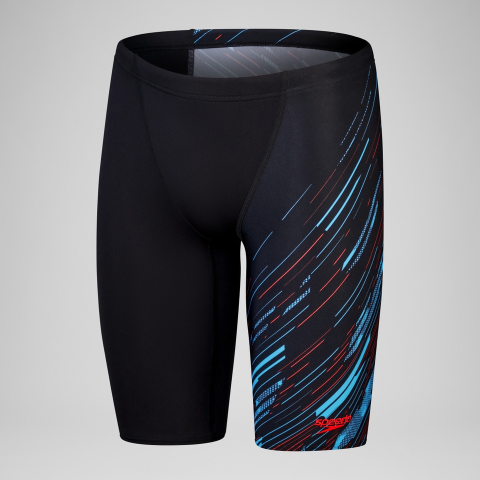Men's HyperBoom V-Cut Jammer Black/Blue