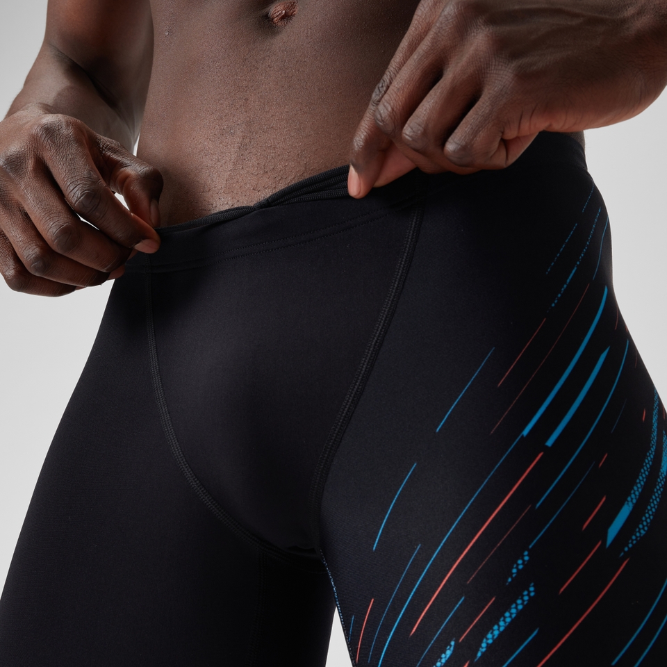 Men's HyperBoom V-Cut Jammer Black/Blue