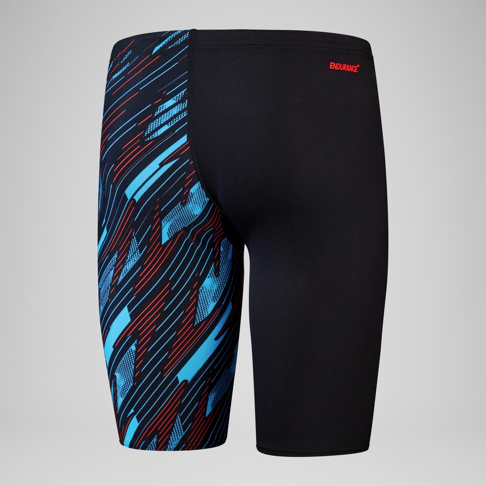 Men's HyperBoom V-Cut Jammer Black/Blue