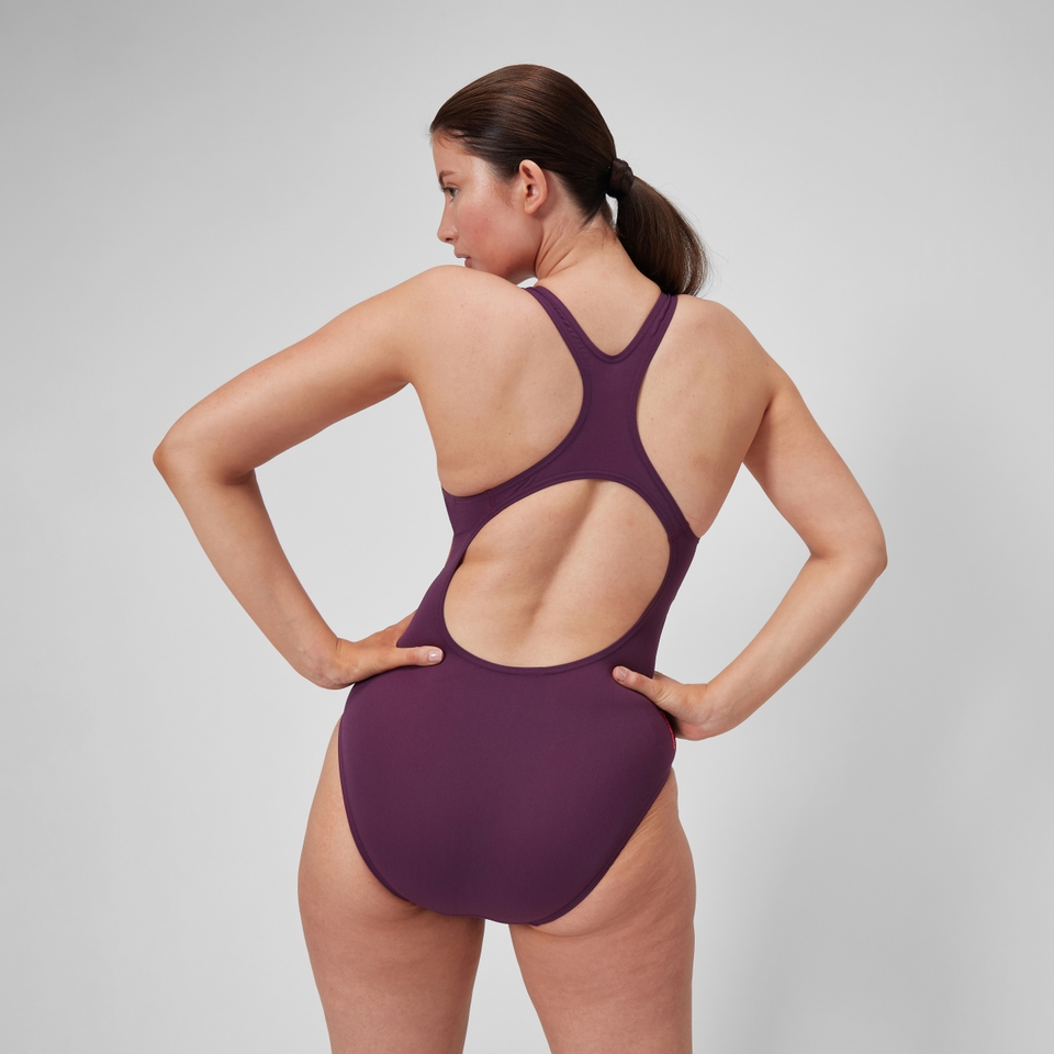 Maillot Femmes - Medalist imprimé numérique pour Femmes Violet/Rouge
