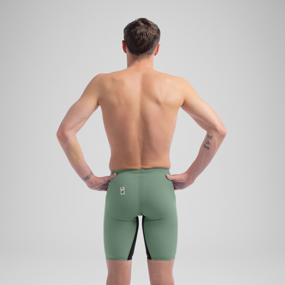 Men's Fastskin LZR Pure Valor 2.0 High Waist Jammer Green/Black