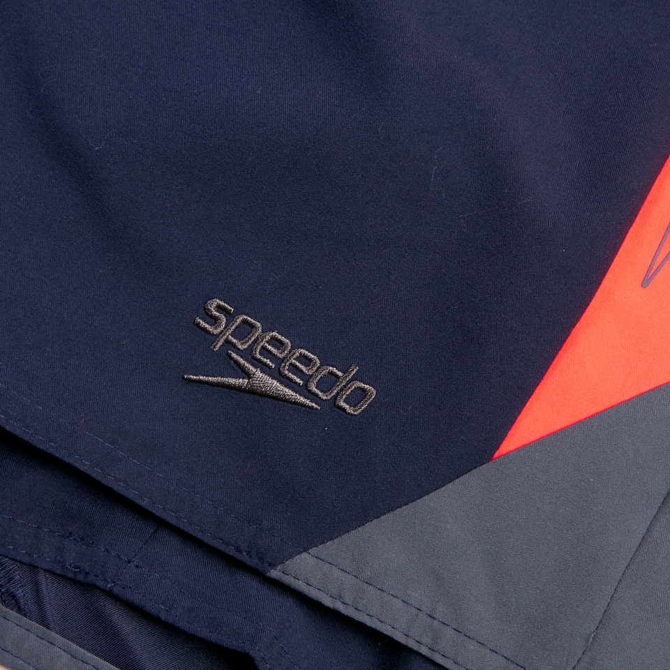 Men's HyperBoom Splice 16" Swim Shorts Navy/Red