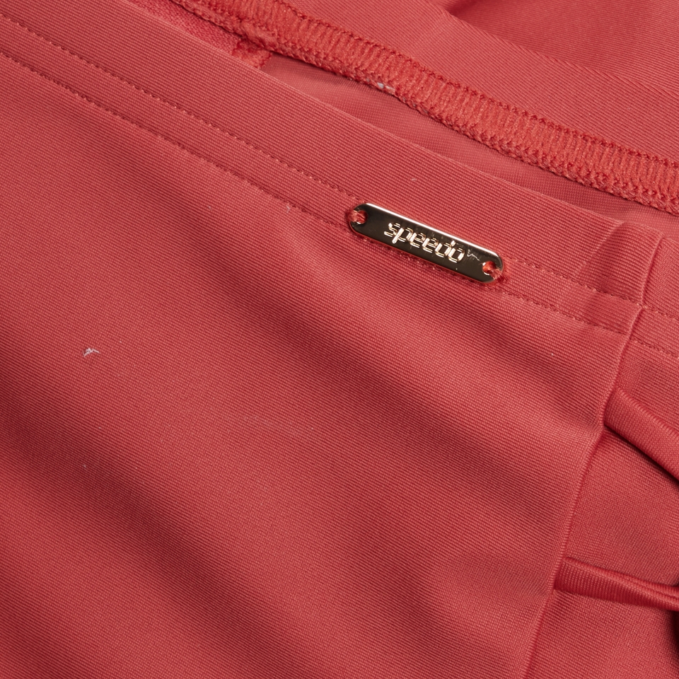 Damen Shaping-Bikinihose mit hohem Bund Rot