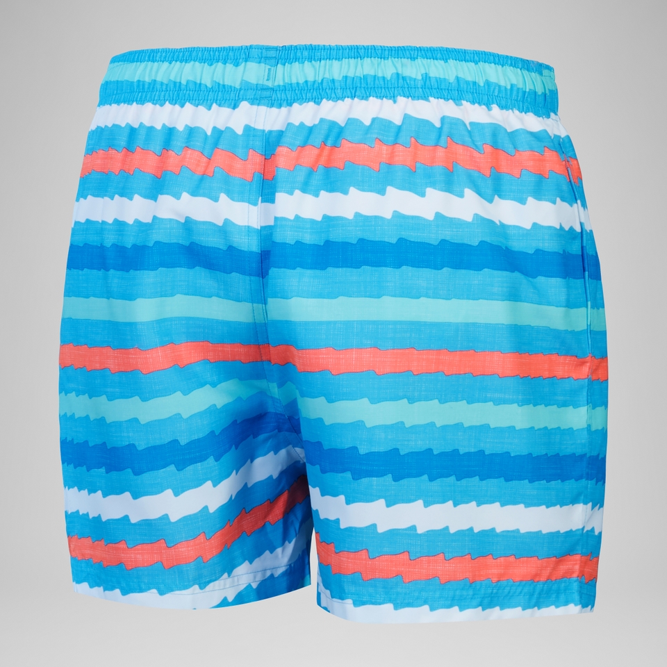 Men's Printed Leisure 14" Swim Shorts Blue
