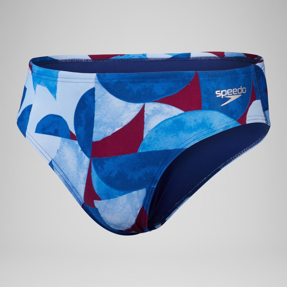 Men's Club Training 8cm Allover Digital Brief Blue/Purple