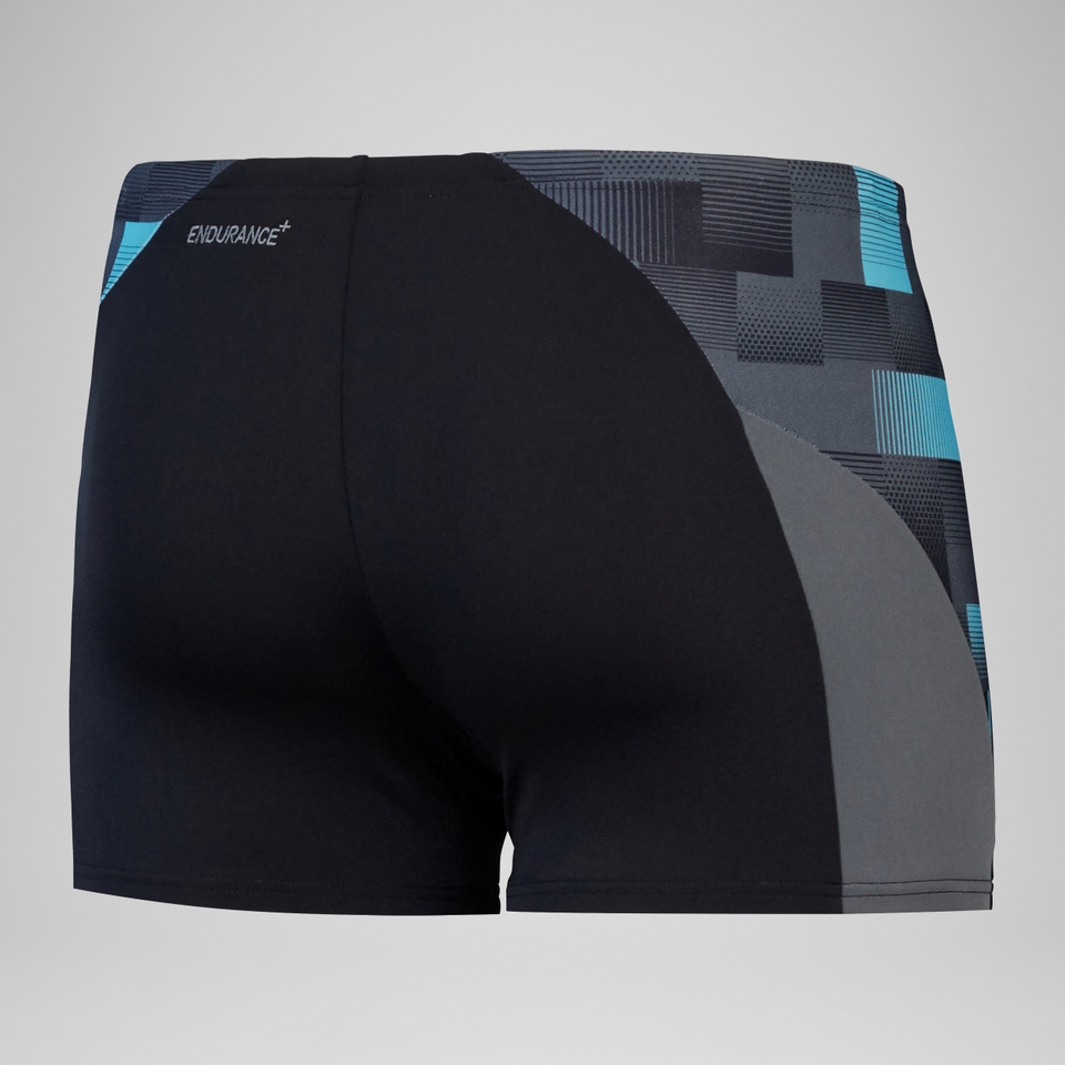 Herren END+ MAX Aquashorts mit Passe Schwarz/Grau