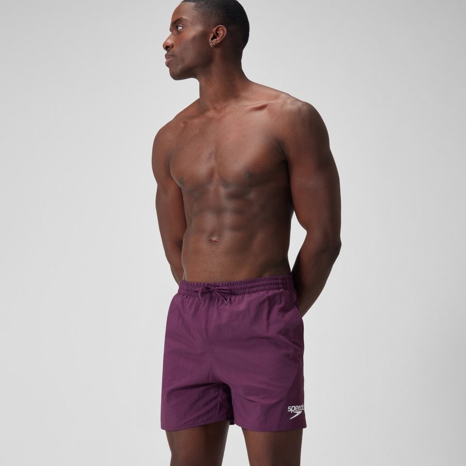 Herren Essential Badeshorts, 16 Zoll Lila