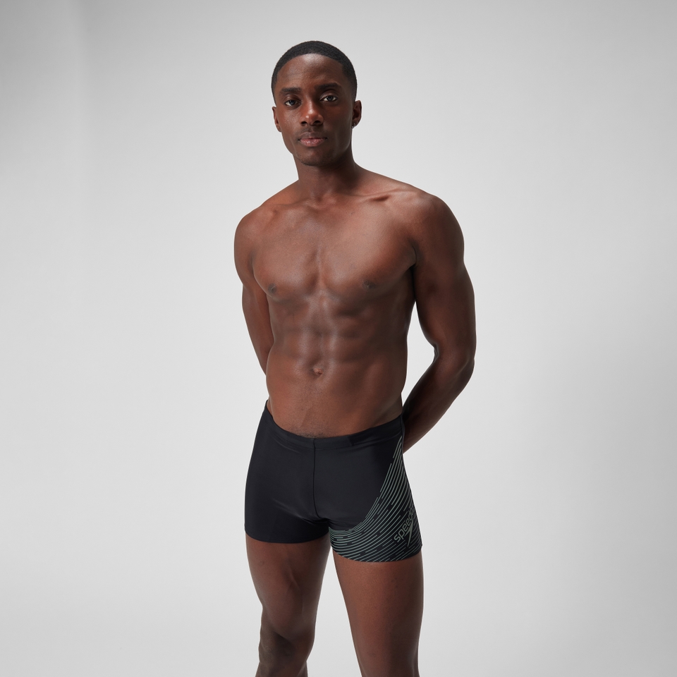 Men's Medley Logo Aquashort Black/Green