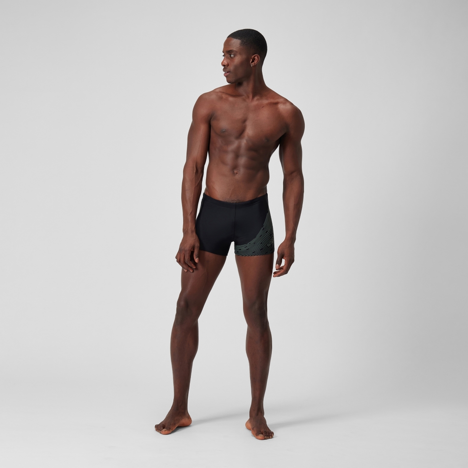 Men's Medley Logo Aquashort Black/Green