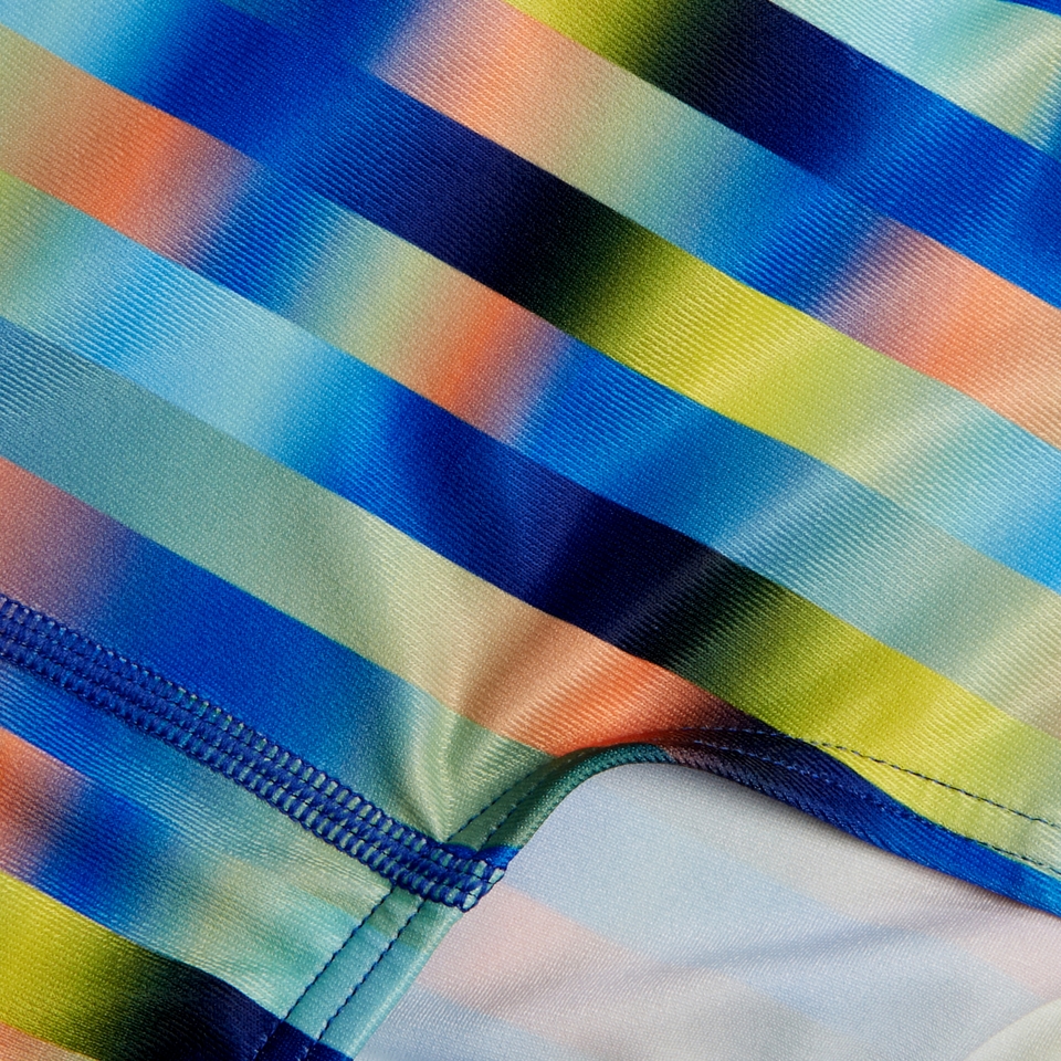 Men's Club Training Allover Digi 14cm Brief Blue/Yellow