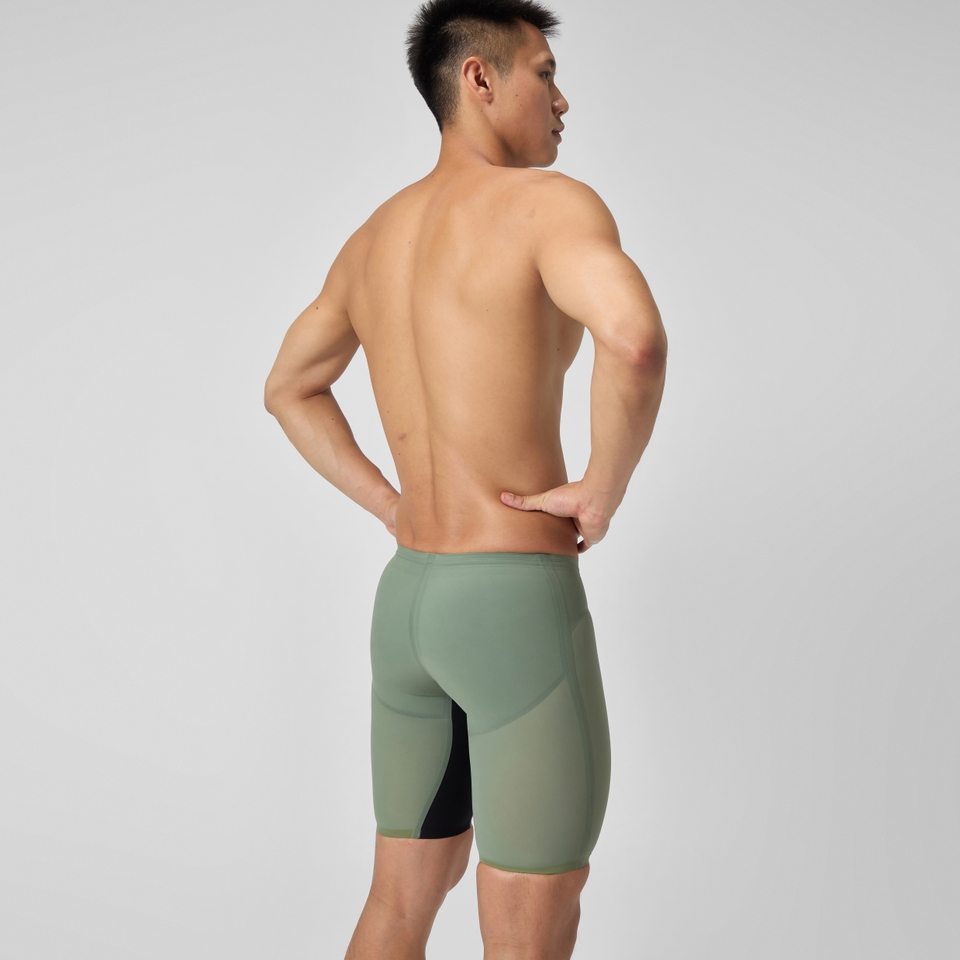 Herren Fastskin LZR Pure Valor 2.0 Schwimmhose Grün/Schwarz