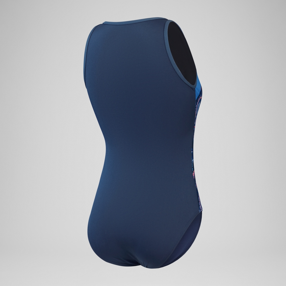 Maillot de bain à empiècements Hydrasuit pour Femmes Bleu épicéa