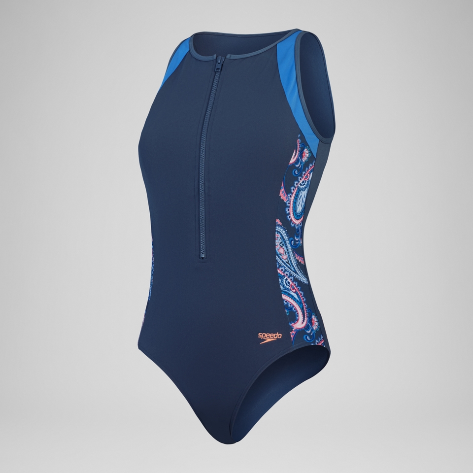 Maillot de bain à empiècements Hydrasuit pour Femmes Bleu épicéa
