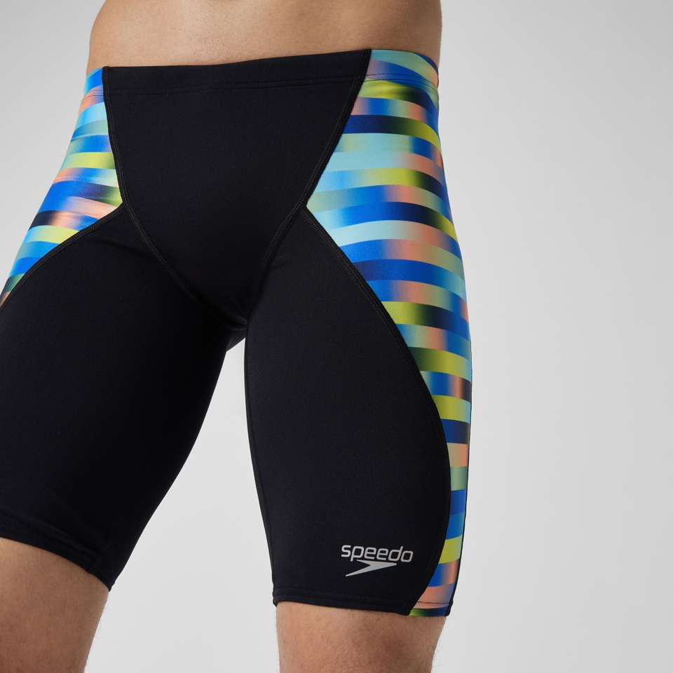 Men's Club Training Allover Digital V-Cut Jammer Blue/Yellow