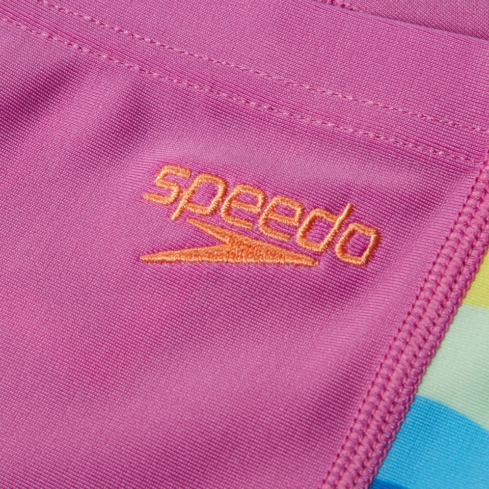 Girls' Printed Panel Legging Pink