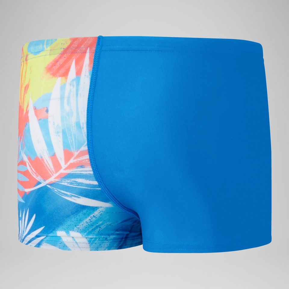 Short de bain Aquashort garçon coupe en V - Digital Allover pour Garçons Bleu frappant