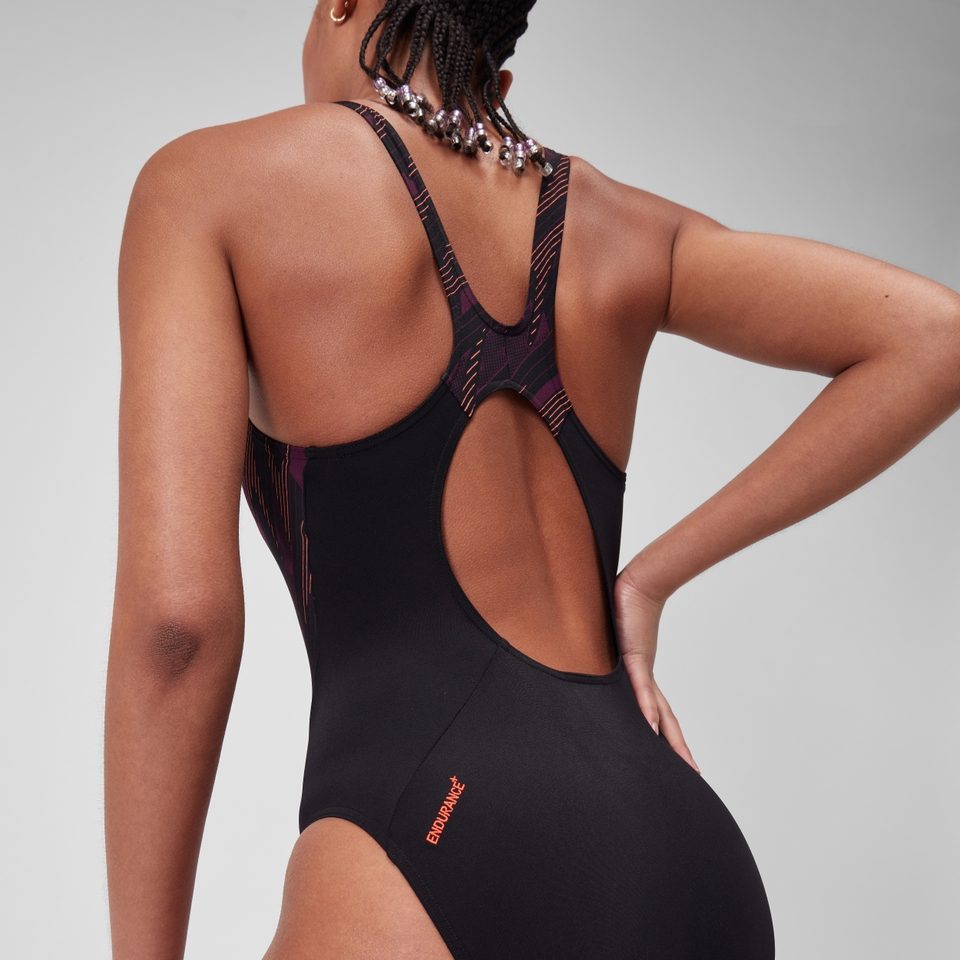 2024 お歳暮【公式】 - 人気ブランド Women's HyperBoom Splice Muscleback Swimsuit Black/Purple その他