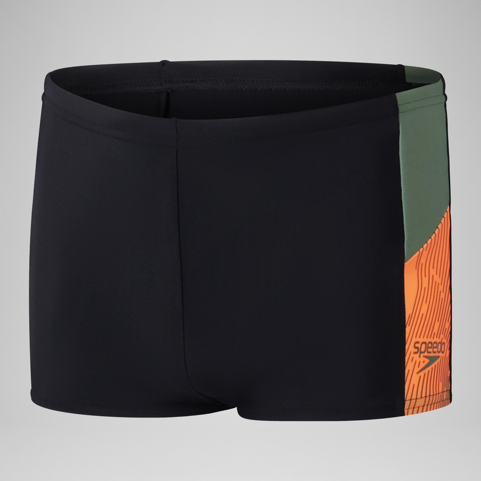 Boys' Dive Aquashort Black/Green