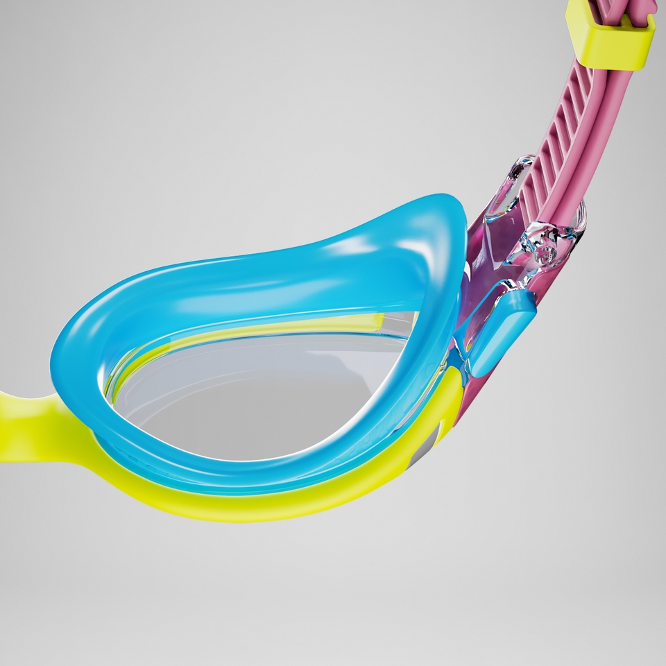 Junior Biofuse 2.0 Schwimmbrille Zitronenniesel/Kikipink/Pictonblau