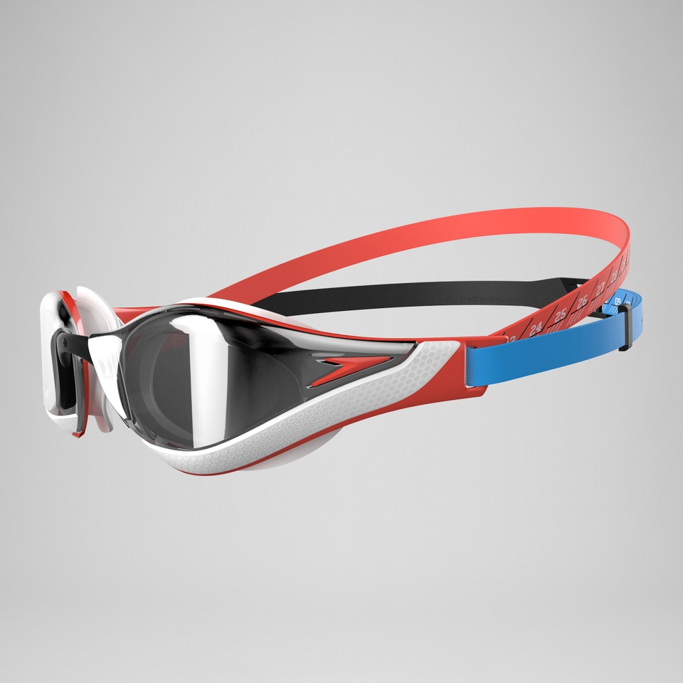 Fastskin Pure Focus Mirror Goggles Red/Black/White