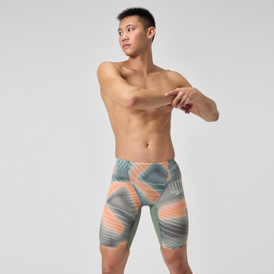 Men's Fastskin LZR Pure Valor 2.0 High Waist Jammer Green/Orange