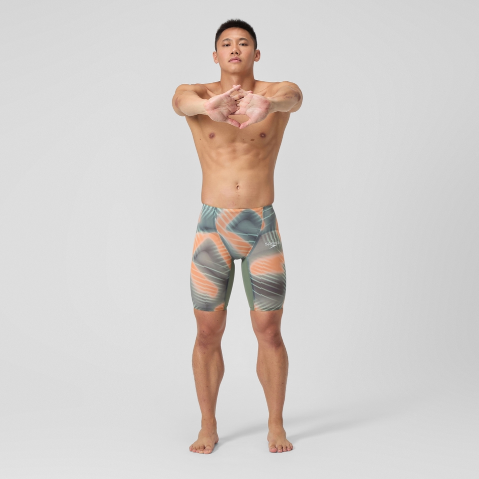 Men's Fastskin LZR Pure Valor 2.0 High Waist Jammer Green/Orange