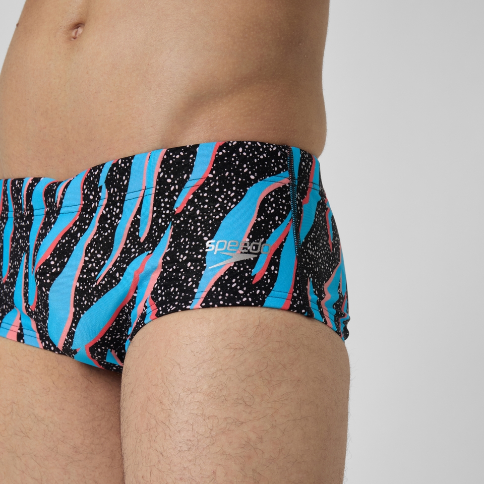 Men's Club Training 13.5cm Allover Brief Black/Blue