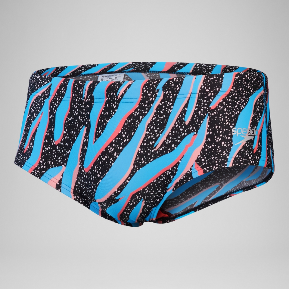 Men's Club Training 13.5cm Allover Brief Black/Blue