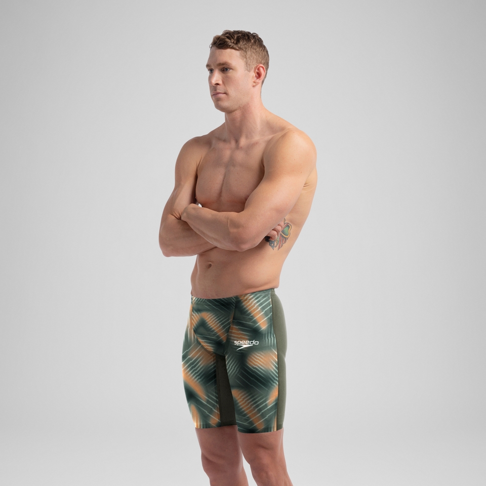 Men's Fastskin LZR Pure Valor 2.0 Jammer Green/Orange