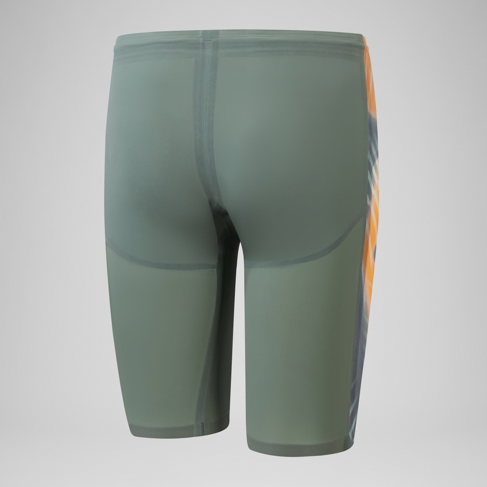 Herren Fastskin LZR Pure Valor 2.0 Schwimmhose Grün/Orange