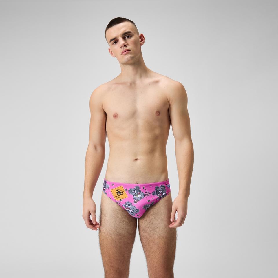 Men's Escape 5cm Brief Pink