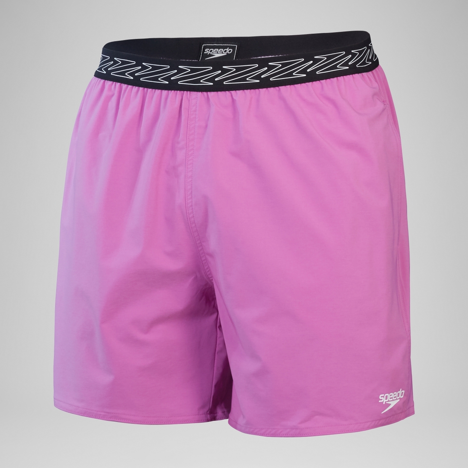 Men's HyperBoom Band 16" Swim Shorts Pink