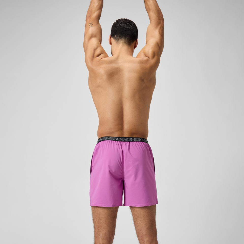 Men's HyperBoom Band 16" Swim Shorts Pink
