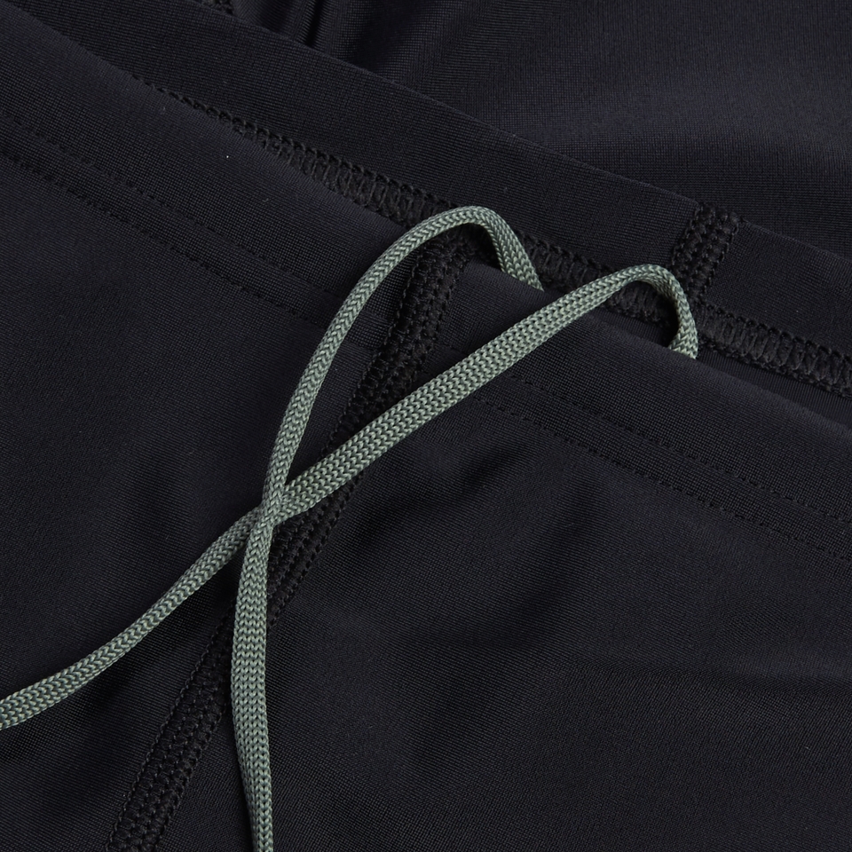 Herren Duo Aquashorts mit Logo-Print Schwarz/Grün