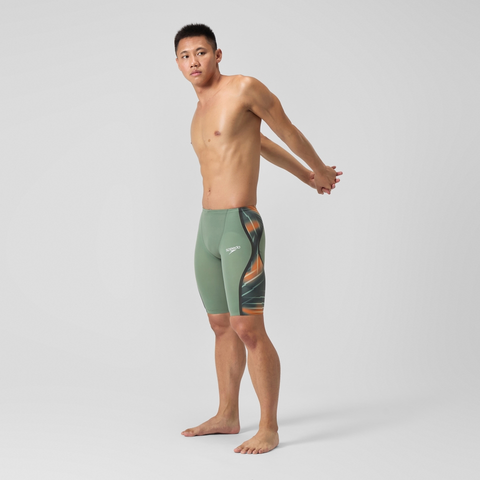 Men's Fastskin LZR Pure Intent 2.0 High Waist Jammer Green/Orange