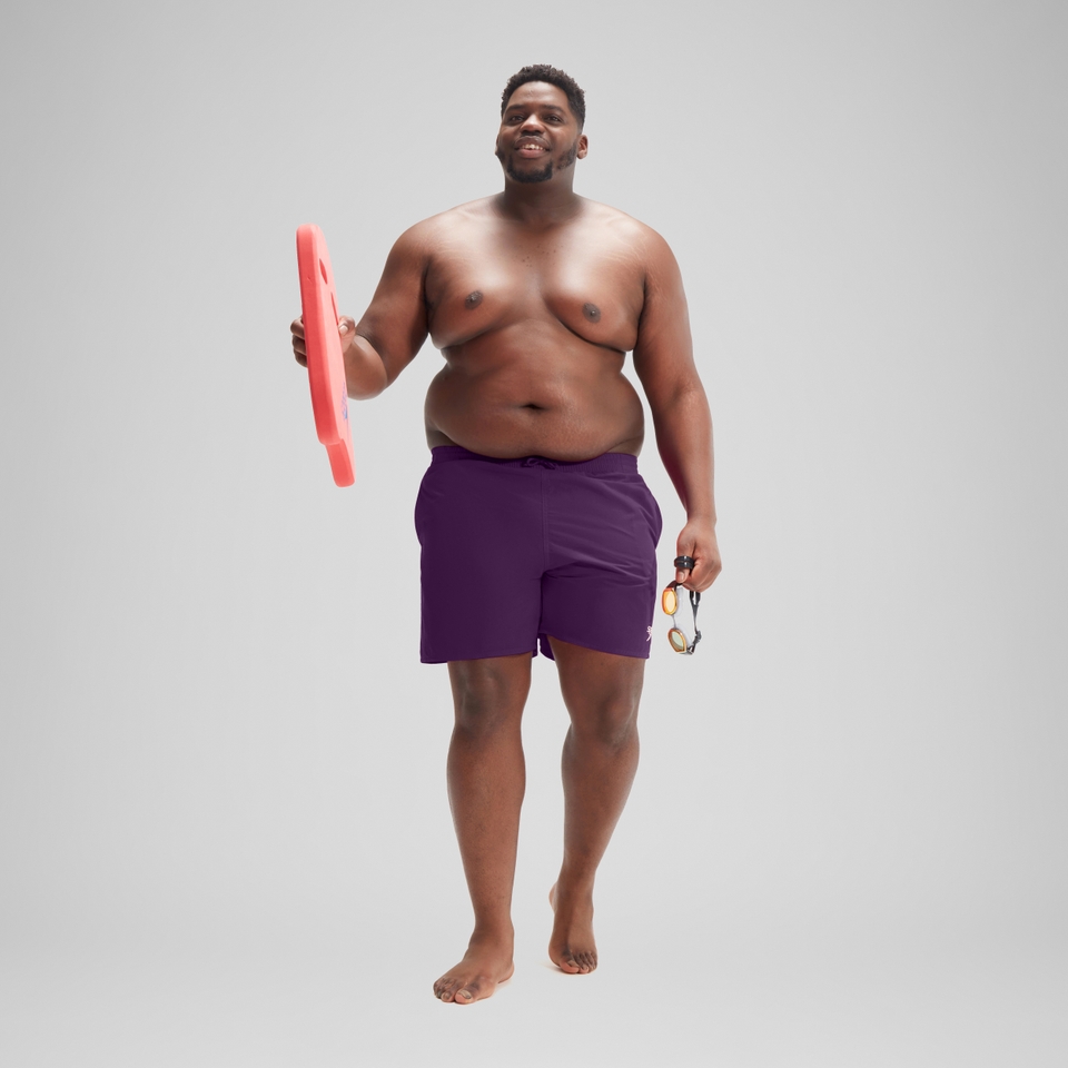 Men's Essential 16" Swim Shorts Purple