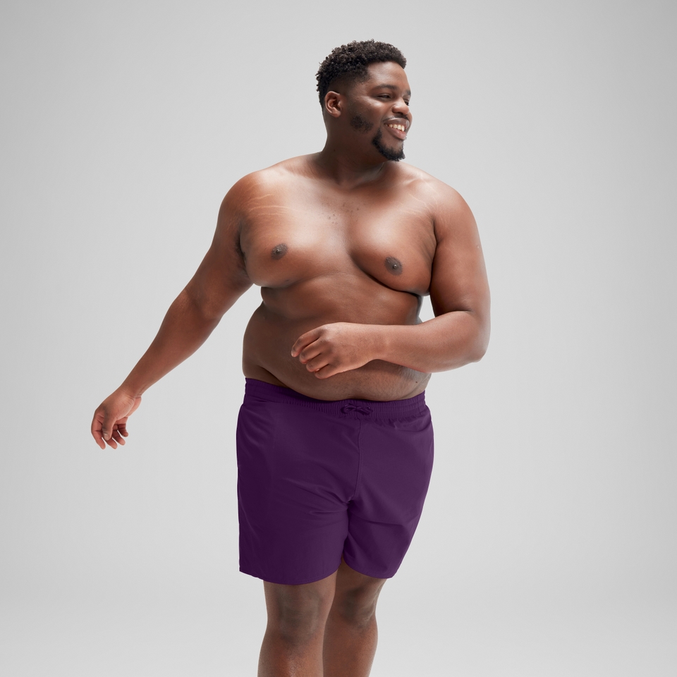 Men's Essential 16" Swim Shorts Purple