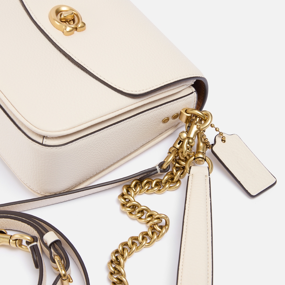 Coach Cassie 19 Pebble-Grain Leather Crossbody Bag