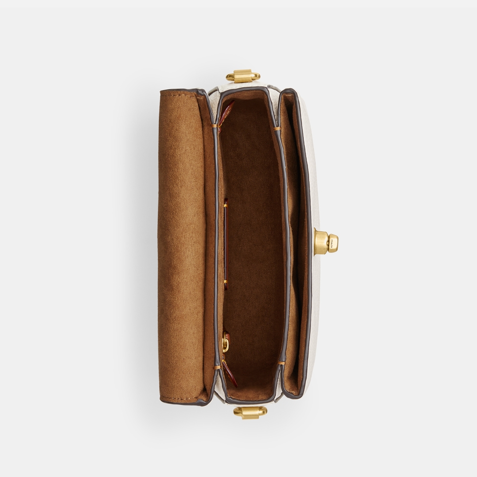 Coach Cassie 19 Pebble-Grain Leather Crossbody Bag