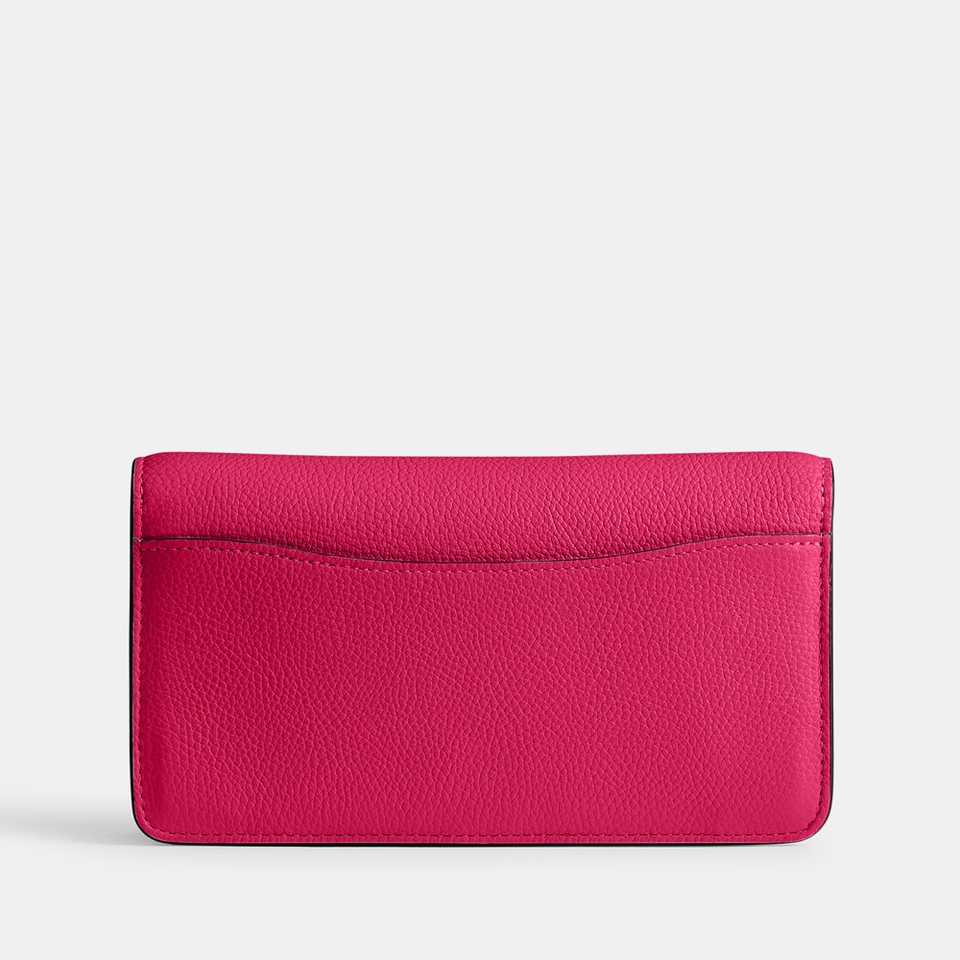 Coach Tabby Chain Leather Clutch Bag