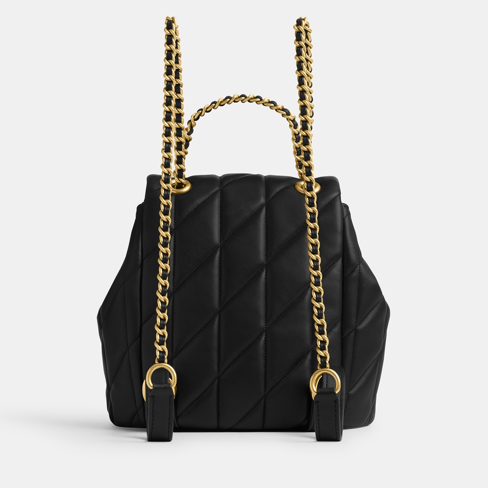 Coach Quilted Tabby Leather Backpack
