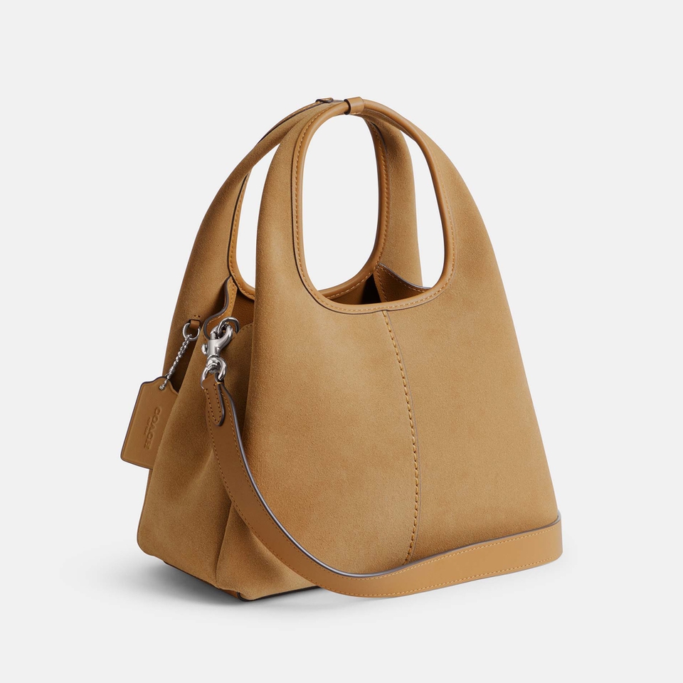 Coach Lana 23 Polished Pebbled Leather Shoulder Bag