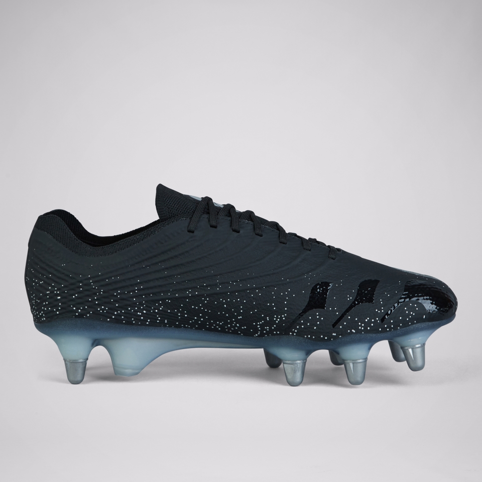 ADULT UNISEX STAMPEDE GROUNDBREAK ELITE SOFT GROUND BOOTS BLACK/SILVER