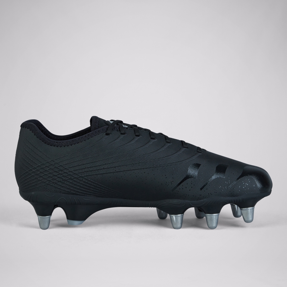 ADULT UNISEX STAMPEDE GROUNDBREAK PRO SOFT GROUND BOOTS BLACK/GREY