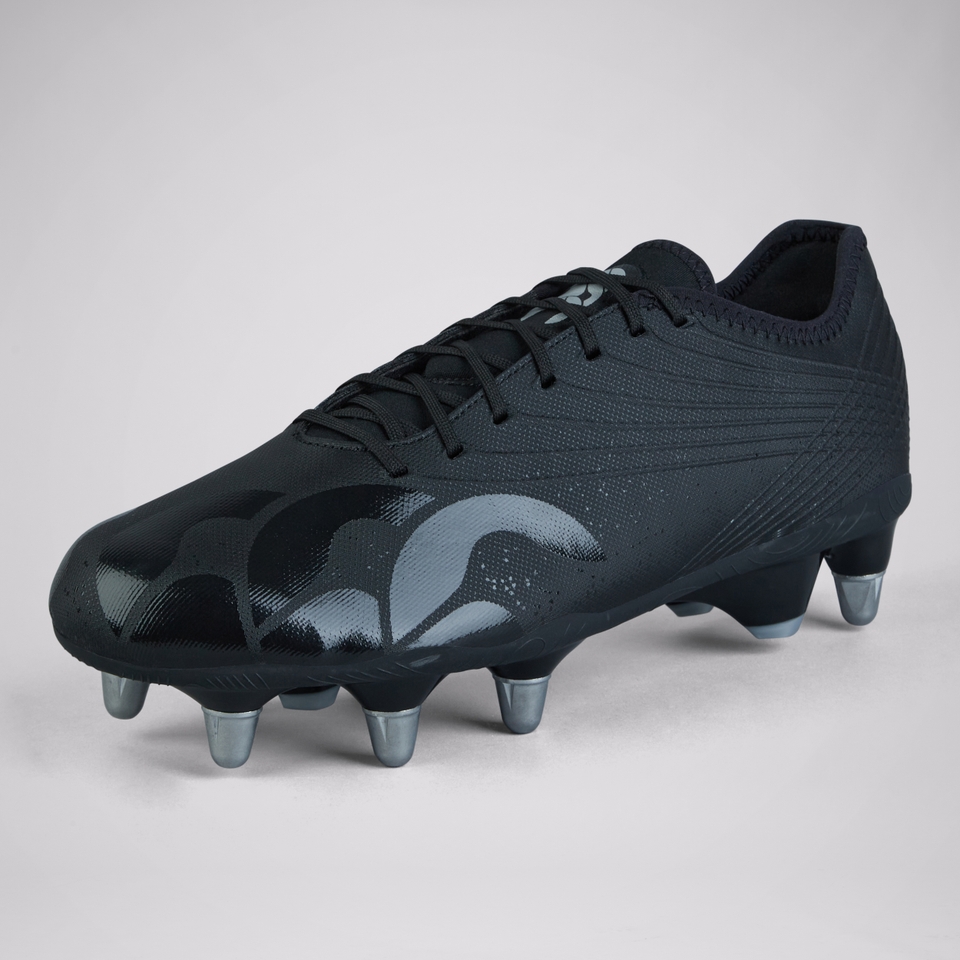 ADULT UNISEX STAMPEDE GROUNDBREAK PRO SOFT GROUND BOOTS BLACK/GREY