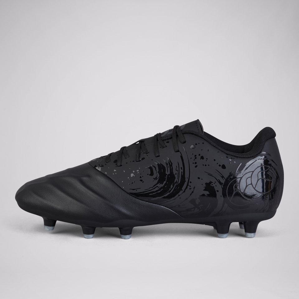 ADULT UNISEX PHOENIX GENESIS TEAM FIRM GROUND BOOTS BLACK/SILVER